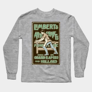 Grand Rapids Michigan Limbert Arts & Crafts Furniture Long Sleeve T-Shirt